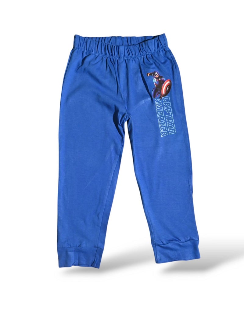 AVENGERS CAPTAIN AMERICA BOYS SHORT SLEEVE PAJAMA SET - Image 5