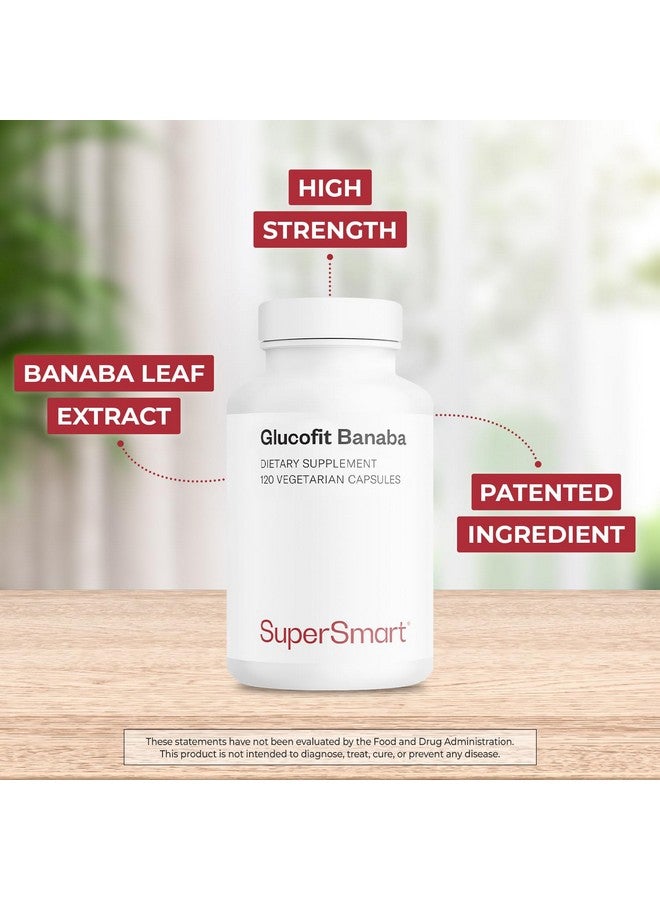Generic Supersmart - Glucofit 5.3mg per Day (Patented & High Strength) - 18% Corosolic Acid Banaba Leaf Extract Supplement | Non-GMO & Gluten Free - 100 Softgels  - Image 2