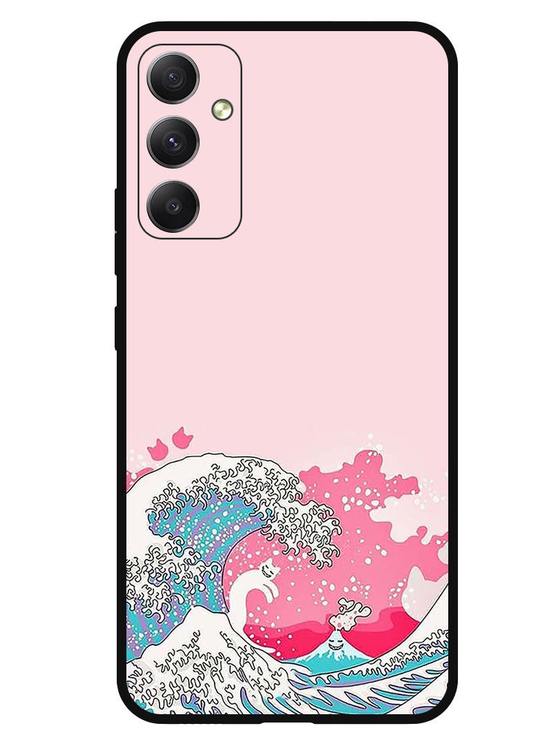 Theodor Protective Case Anti Scratch Shock Proof Bumper Cover For Samsung Galaxy M34 5G Waves - Image 1