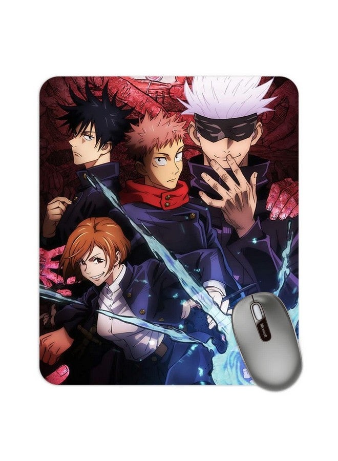 Darkbuck لوحة ماوس Darkbuck Anime لأجهزة الكمبيوتر المحمولة وأجهزة الكمبيوتر المكتبية ولوحات ماوس الألعاب ذات القاعدة المطاطية مع سطح أملس مضاد للانزلاق (22 سم × 18 سم) لوحة ماوس Jujutsu Kaisen - Image 1