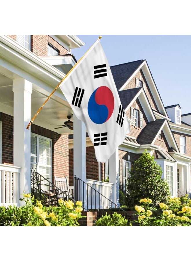 South Korea Flag 3×5 Ft – Polyester Banner with Grommets for Outdoor & FIFA World Cup 2026 Decor ⚽🇰🇷 - Image 4