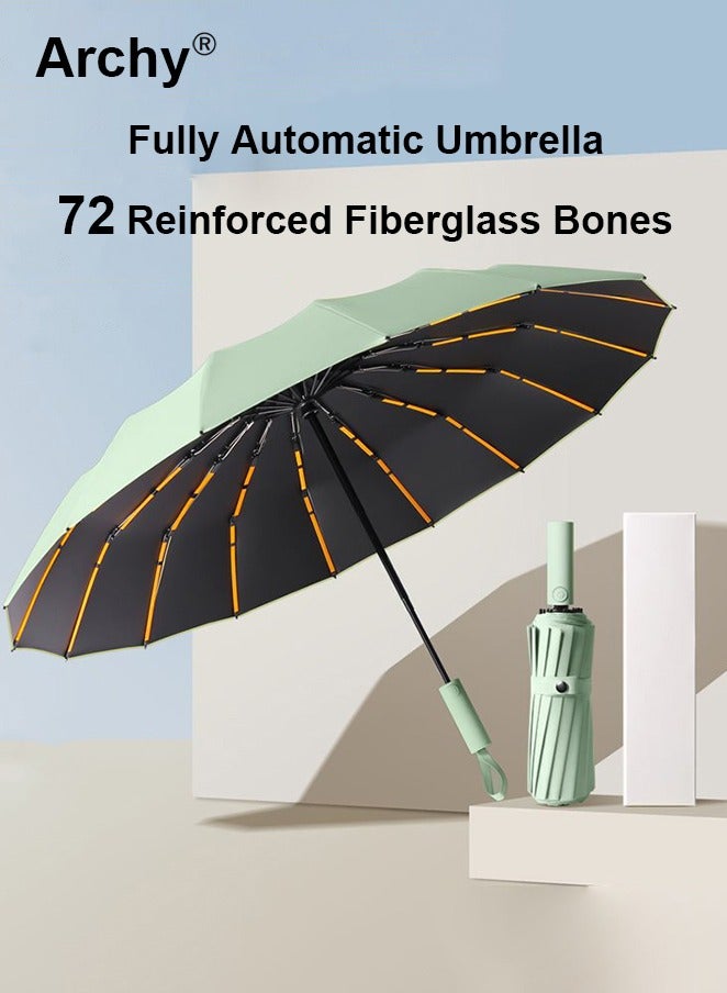 Archy Automatic Umbrella for Sun and Rain Reinforced, Portable, and UV-Resistant - Image 1
