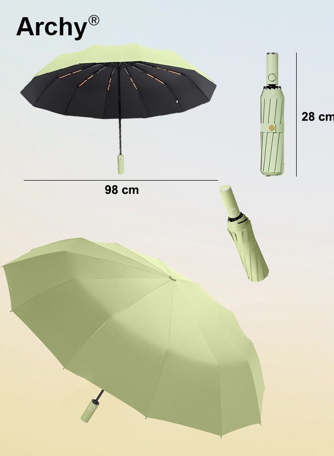 Archy Automatic Umbrella for Sun and Rain Reinforced, Portable, and UV-Resistant - Image 2