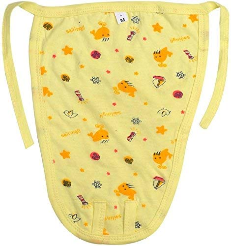 Teri Beri Baby's Cotton Cloth Diapers/Langot Washable and Reusable Nappies (Multicolour, 0-6 Months) Pack of 12 (Printed Hosiery) - Image 3