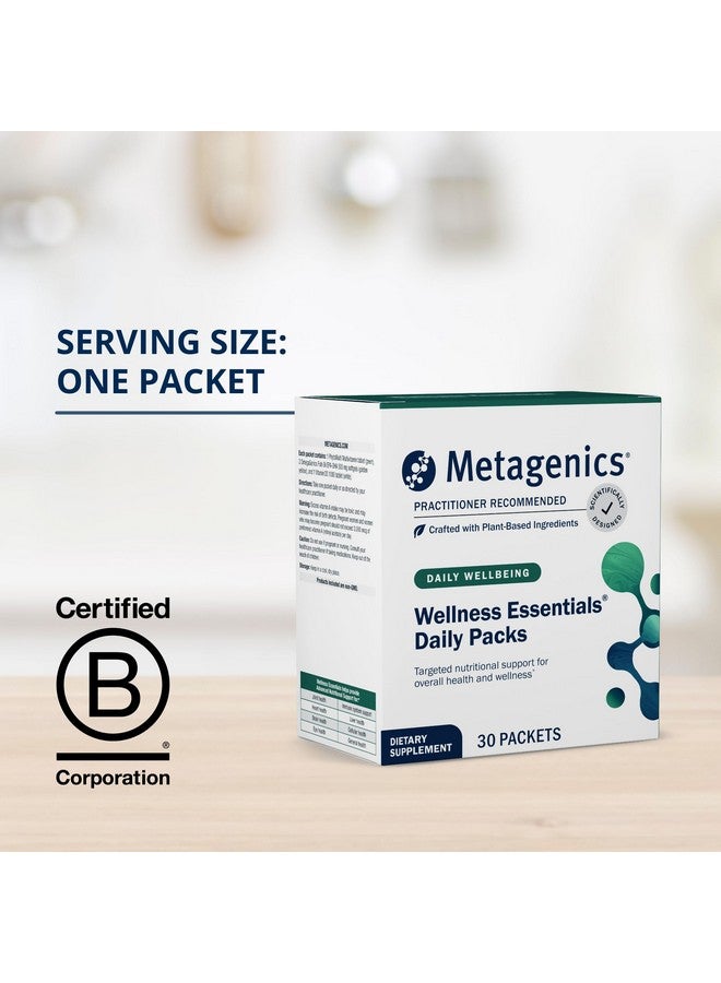 Metagenics Wellness Essentials Daily Packs - 30 Daily Multivitamin Packs - Heart Health Support* - With Vitamin A, C, D, E - Omega-3 Fatty Acids - Non-GMO & Gluten Free - 30 Packets - Image 3