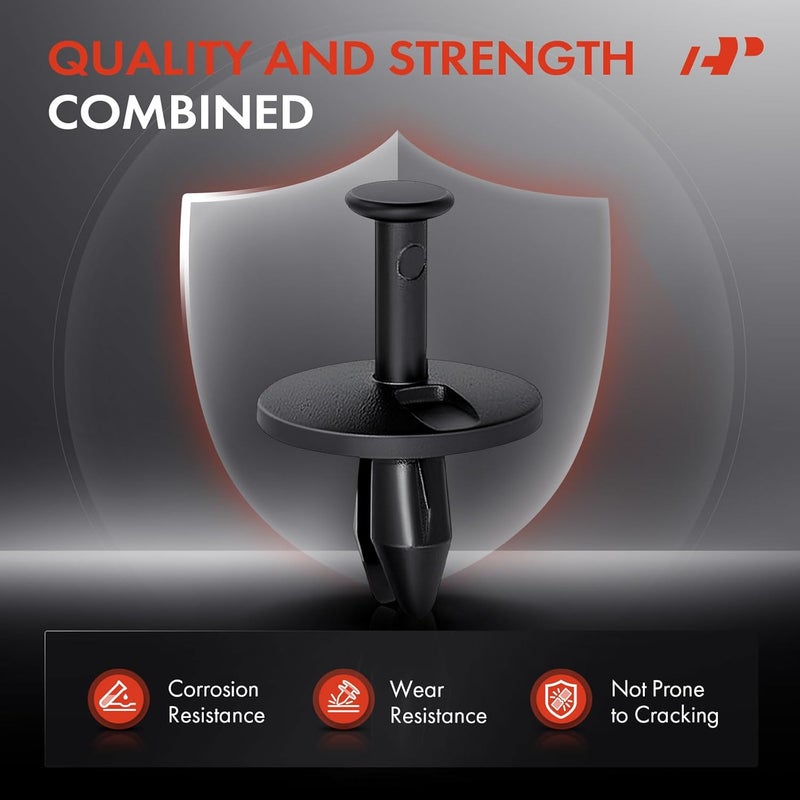 A-Premium 50PCS Nylon Retainer Clip Fasteners - Image 5