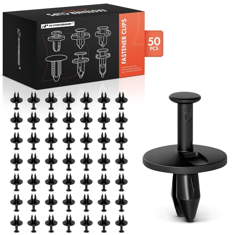 A-Premium 50PCS Nylon Retainer Clip Fasteners - Image 1