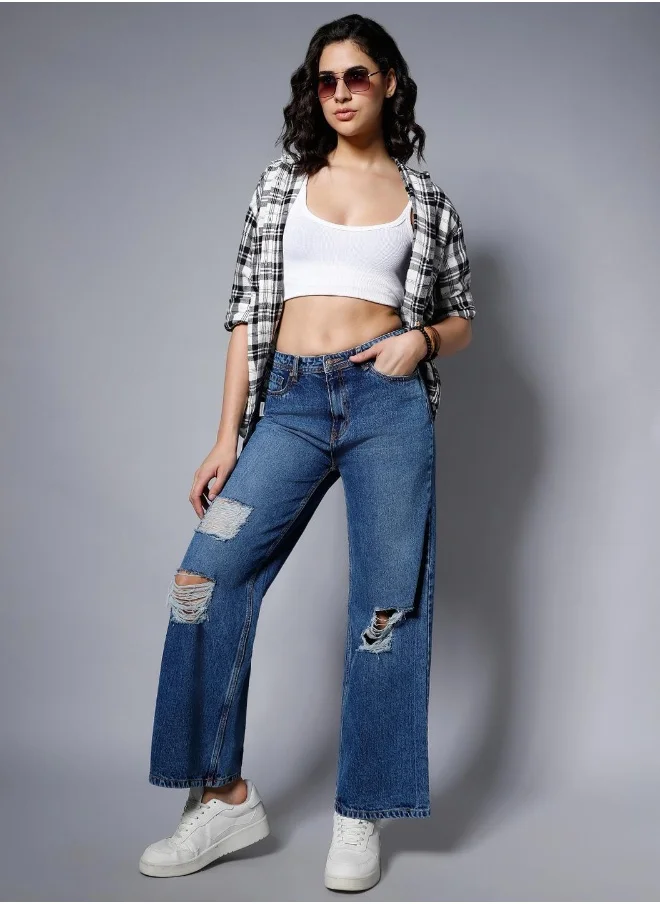 HIGH STAR Women Blue Jeans