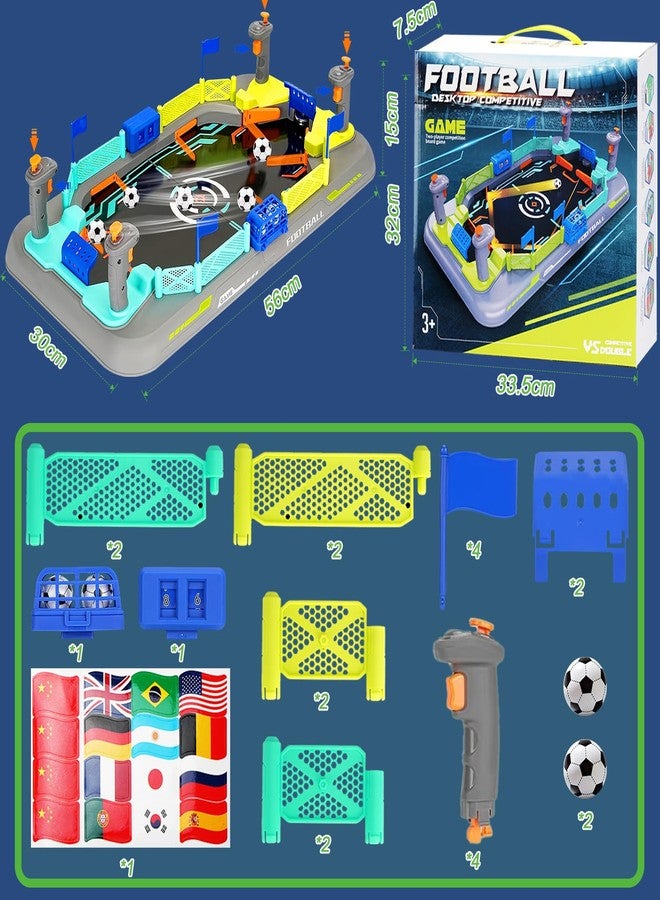 COUOMOXA Mini Soccer Board Game for Kids: Interactive Soccer Gifts for 3 4 5 6 7 8-12 Year Old Boys Girls - Table Foosball Game Toy for Indoor Home Party Family - Perfect Christmas Birthday Gift for Kids 4-10 - Image 5