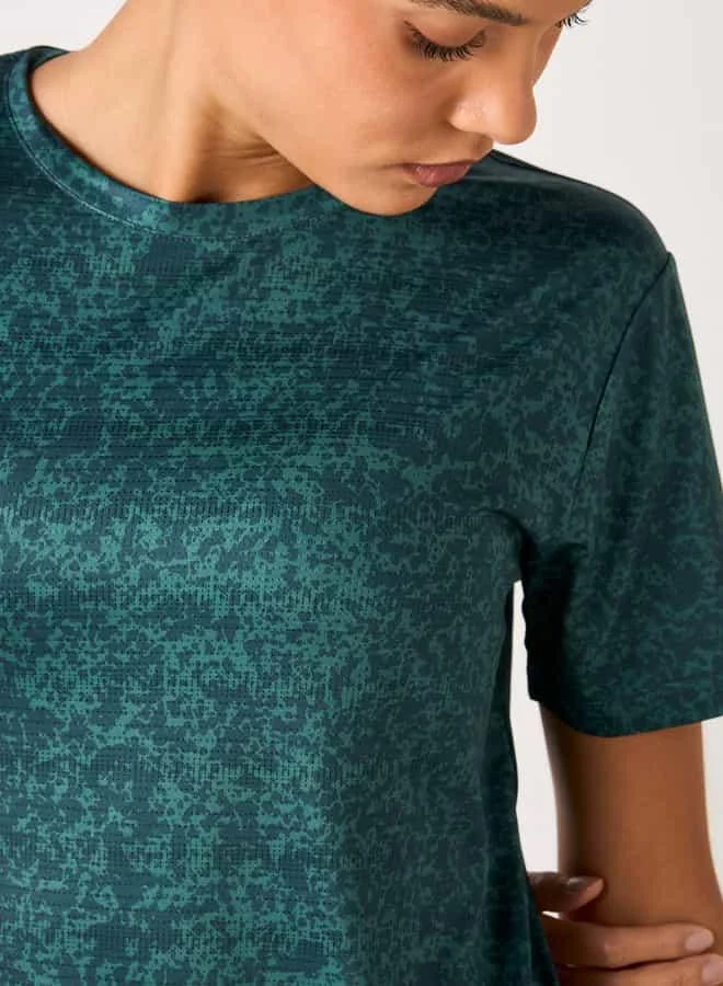 Kappa Kappa Logo Print T-shirt with Short Sleeves and Crew Neck