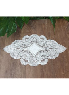 Al Zaabiah Table Runner Crochet Pineapple Shape 48×26cm  - Image 4