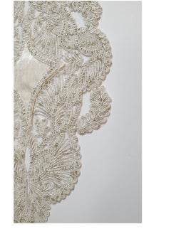 Al Zaabiah Table Runner Crochet Pineapple Shape 48×26cm  - Image 2