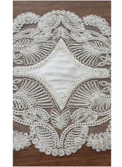 Al Zaabiah Table Runner Crochet Pineapple Shape 48×26cm  - Image 5