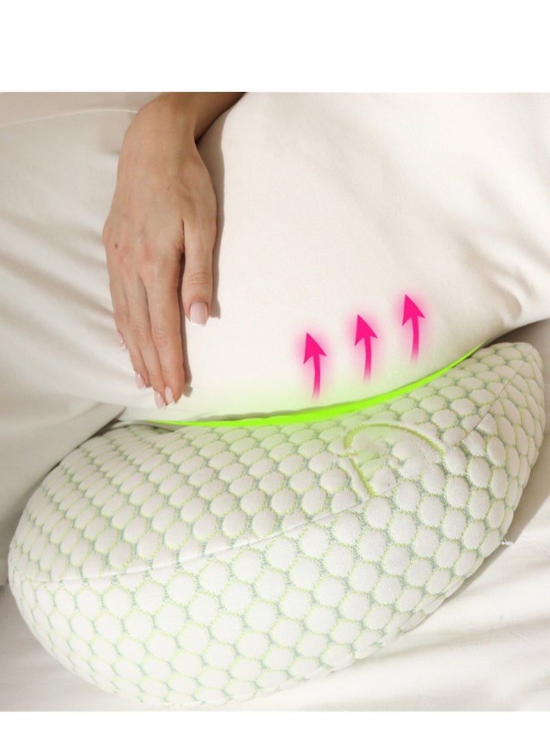 Pregnancy pillow waist support side sleeping pillow multi-functional pregnancy belly support pillow cushion - Image 5