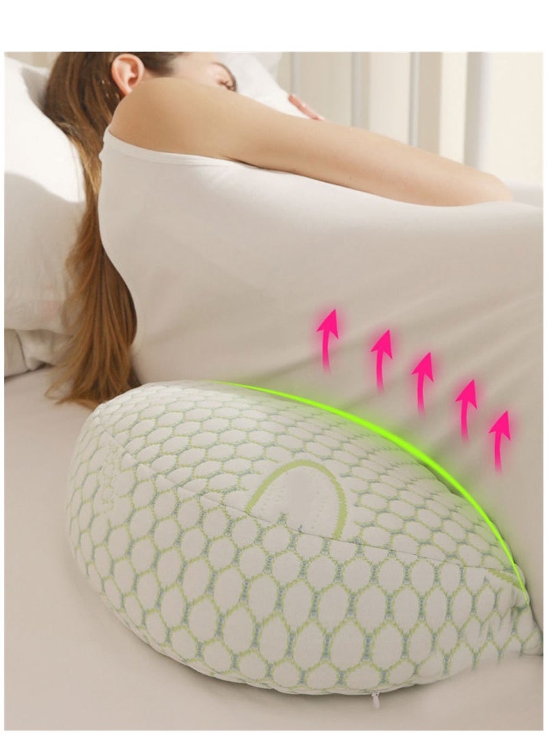 Pregnancy pillow waist support side sleeping pillow multi-functional pregnancy belly support pillow cushion - Image 4