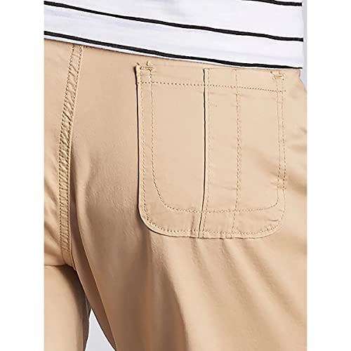 Lee Women's Relaxed Fit Avey Knit Waist Cargo Bermuda Short Café 14 - Image 4