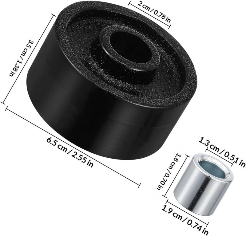 5 Ton Floor Jack Caster Wheels Front Wheel Replacement for Hydraulic Horizontal Jack Automotive Garage Equipment - Image 2