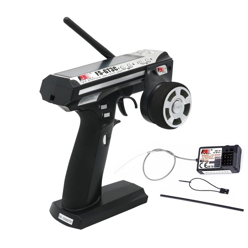 Flysky FSGT3C RC Transmitter and Receiver FSGR3E 24GHz Radio Controller for RC Car Boat - Image 3