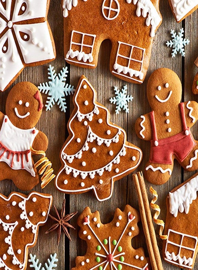 SOSOHOME Christmas Cookie Cutter Set - 5 Piece Holiday Cookies Molds - Snowman, Christmas Tree, Gingerbread Man, Candy Cane, Snowflake - Image 4