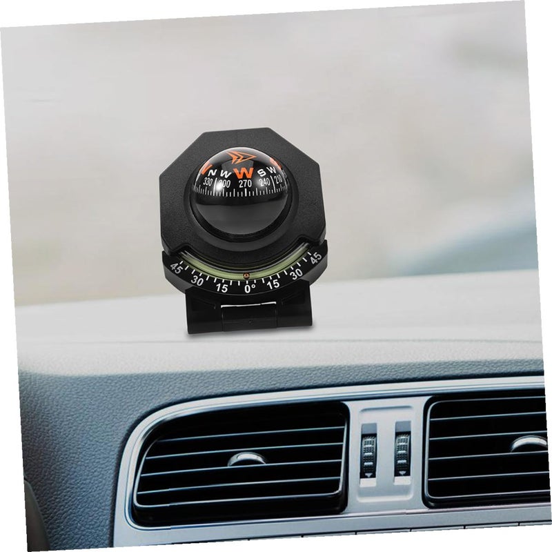 2 Pcs Black Car Dashboard Compass with Inclinometer High Precision for Vehicle Boat Navigation - Image 5