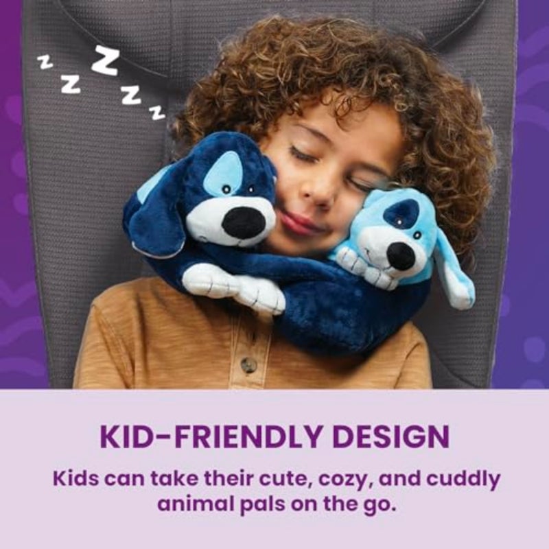Evolution Travel Pillow with Innovative Chin Strap and Head Support, Super Soft and Fun 's Pillow Design for Comfortable Travel Dolls - Image 3