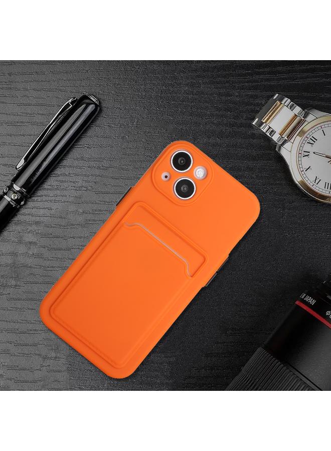 زبون جراب لهاتف iPhone 13 بتصميم فتحة بطاقة، جراب واقٍ مقاوم للصدمات مصنوع من مادة TPU - Image 5