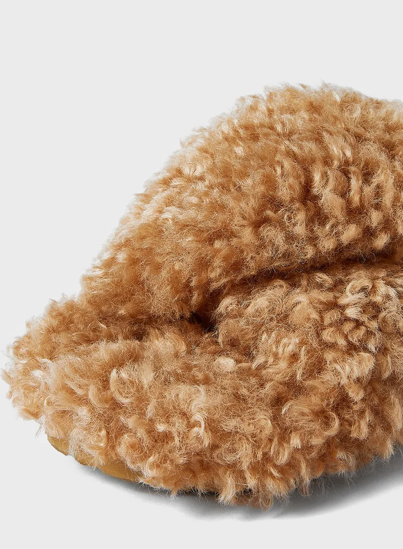 STEVE MADDEN Pillow Cross Strap Bedroom Slippers