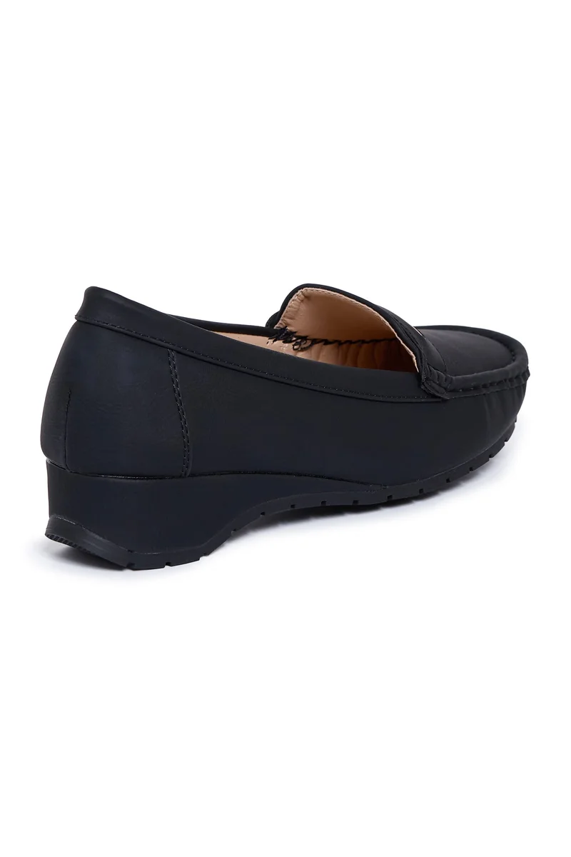 Geoomnii BLACK Geoomnii Closed Flat Shoes for Women – Comfortable Slip-On Ballet Flats for Office, Daily Wear & Casual Use for Women | Best Price UAE
