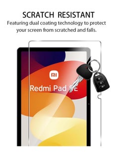 تي دبليو إي جي جي أو أن واقي شاشة زجاجي من الزجاج المقسى لجهاز Redmi Pad SE مقاس 11 بوصة متوافق مع هاتف Redmi Pad SE مقاس 11 بوصة شفاف  - Image 4