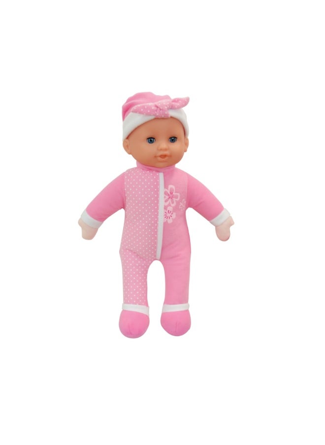 dolls world Little Loves 12 inch Soft Doll Sleeping Eyes & 16 Baby Sounds from Peterkin gift for kids of Age above 18 months  - Image 2