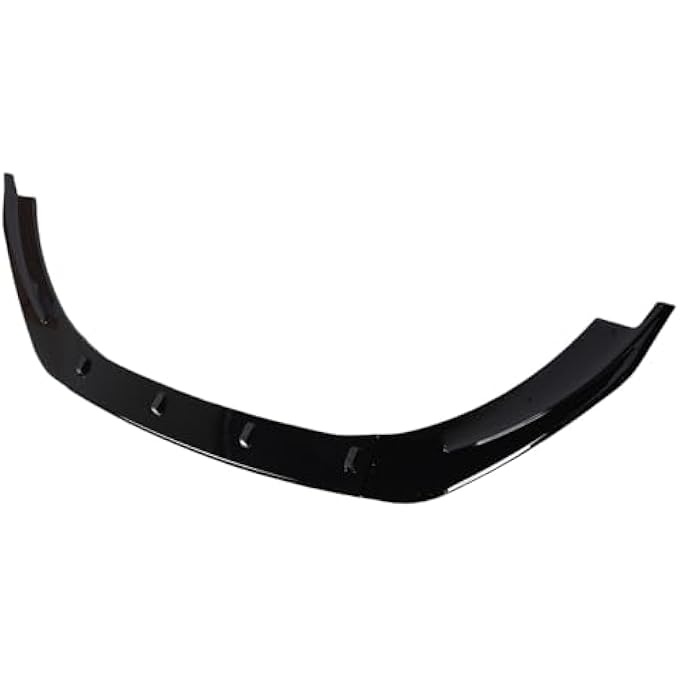 YDuupxe 3 Pieces Front Bumper Lip Spoiler Body Kit, ABS Material, Enhanced Aerodynamics, Aggressive Racing Look, Designed for 2008-2012 MK6 Standard (Glossy Black) - Image 3