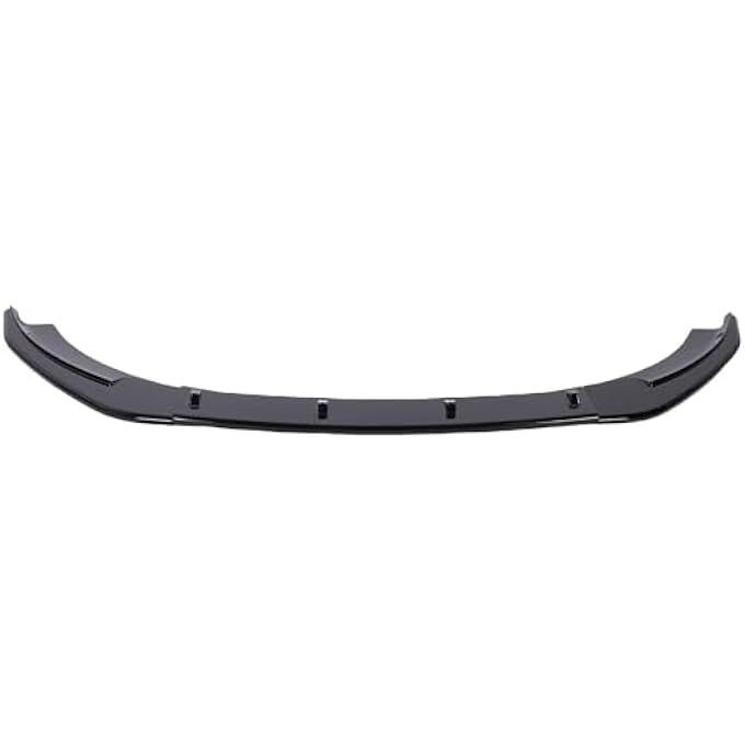 YDuupxe 3 Pieces Front Bumper Lip Spoiler Body Kit, ABS Material, Enhanced Aerodynamics, Aggressive Racing Look, Designed for 2008-2012 MK6 Standard (Glossy Black) - Image 4