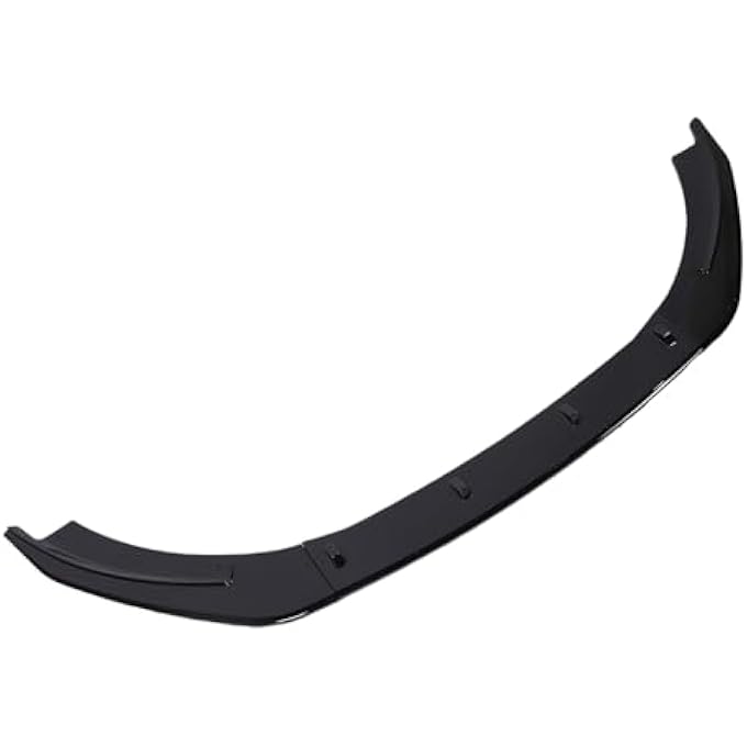 YDuupxe 3 Pieces Front Bumper Lip Spoiler Body Kit, ABS Material, Enhanced Aerodynamics, Aggressive Racing Look, Designed for 2008-2012 MK6 Standard (Glossy Black) - Image 2