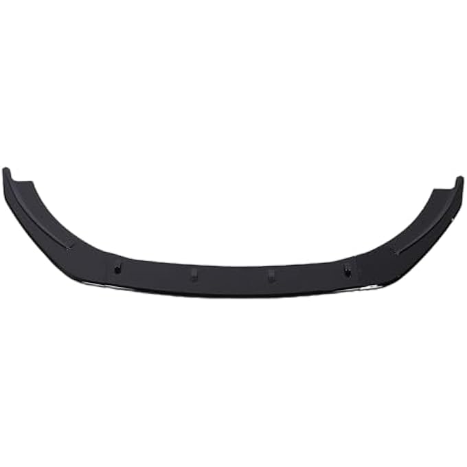 YDuupxe 3 Pieces Front Bumper Lip Spoiler Body Kit, ABS Material, Enhanced Aerodynamics, Aggressive Racing Look, Designed for 2008-2012 MK6 Standard (Glossy Black) - Image 1
