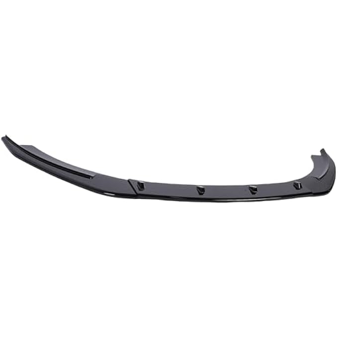 YDuupxe 3 Pieces Front Bumper Lip Spoiler Body Kit, ABS Material, Enhanced Aerodynamics, Aggressive Racing Look, Designed for 2008-2012 MK6 Standard (Glossy Black) - Image 5