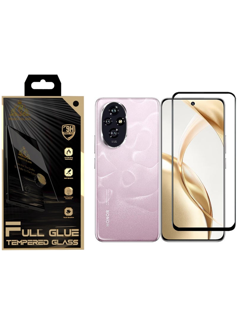 Generic One Minute Prince Glass Screen Protector 2.5D Full Glue Full edge coverage Easy to install and remove for installation of another screen protector Comfortable texture Works well with fingerprint For Honor 200 Pro 5G  - Image 1