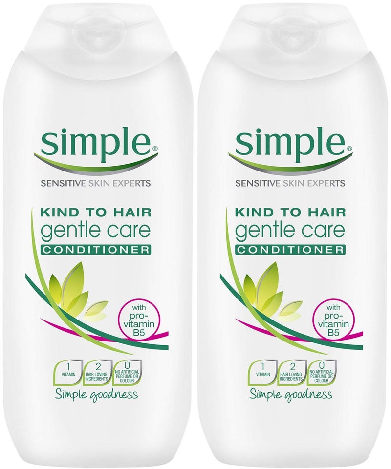 Simple Kind To Hair Gentle Care Conditioner, 6.7 Ounce / 200 Ml (Pack of 2) - Image 2