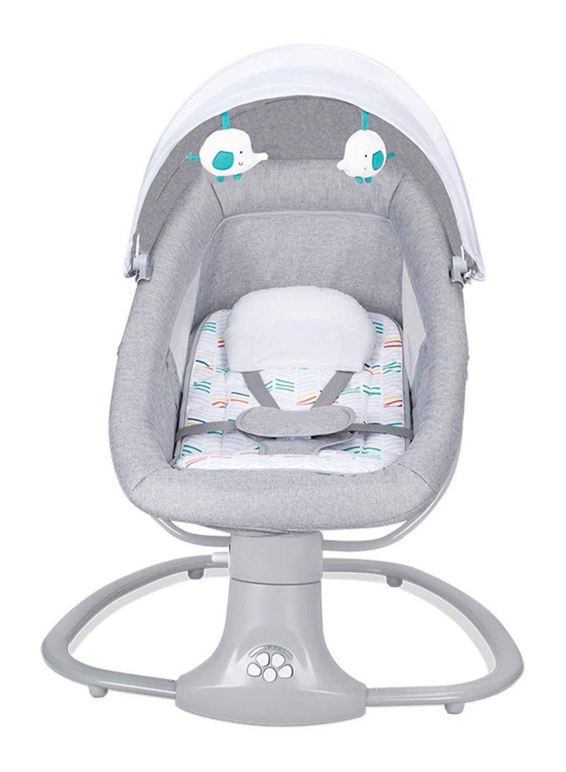Baby and kids electric rocking chair with remote control 3 in 1 and adjustable backrest - Image 1