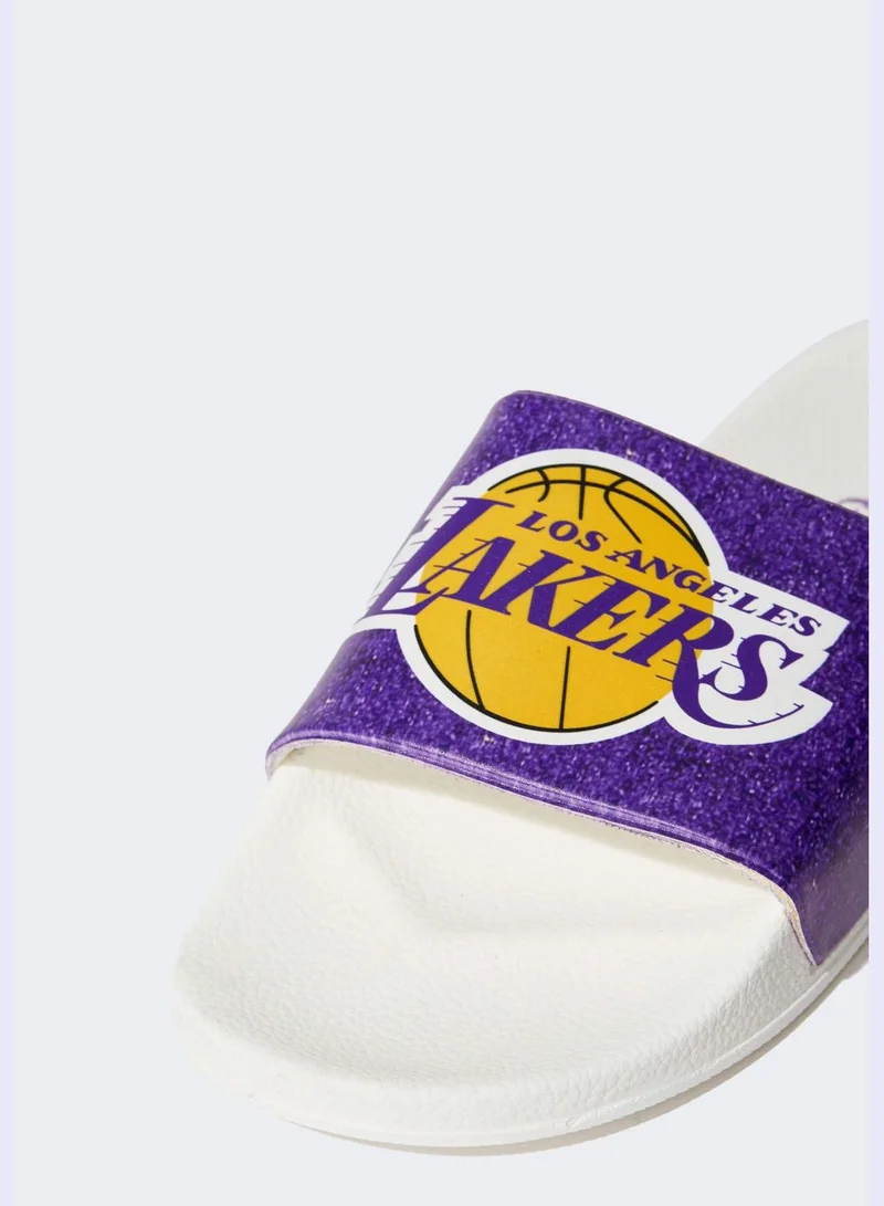 DeFacto Woman NBA Los Angeles Lakers Licenced  Flip Flops
