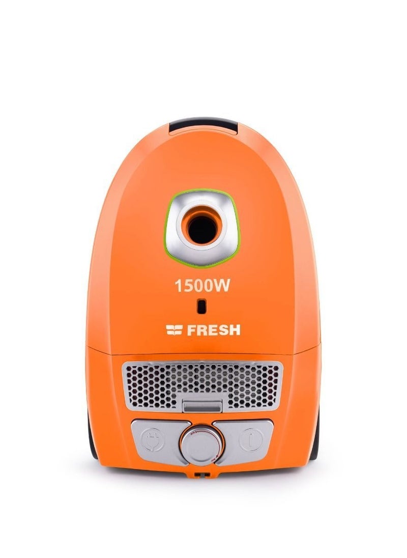 Fresh Fresh Vacuum Cleaner Spider 1500 Watt with Bag - Orange 