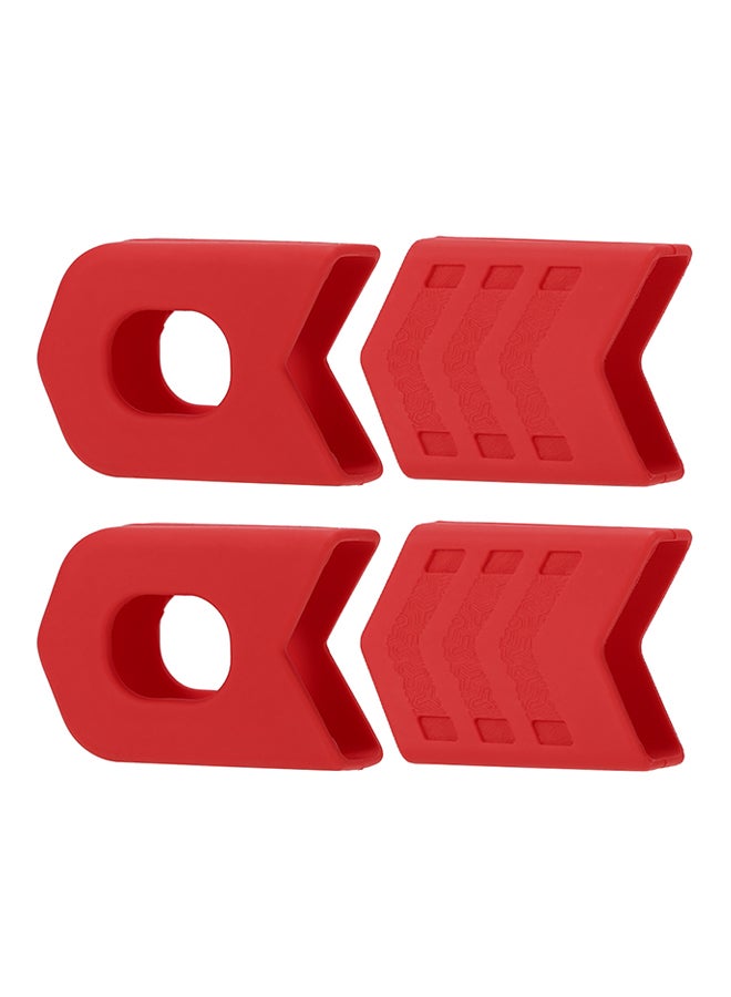Halamodo 1 Set Crank Arm Protector for Mountain Road Bike,Crankset Caps Protector, Silicone Bicycle Crank Case Cover,Style Crank - Image 1