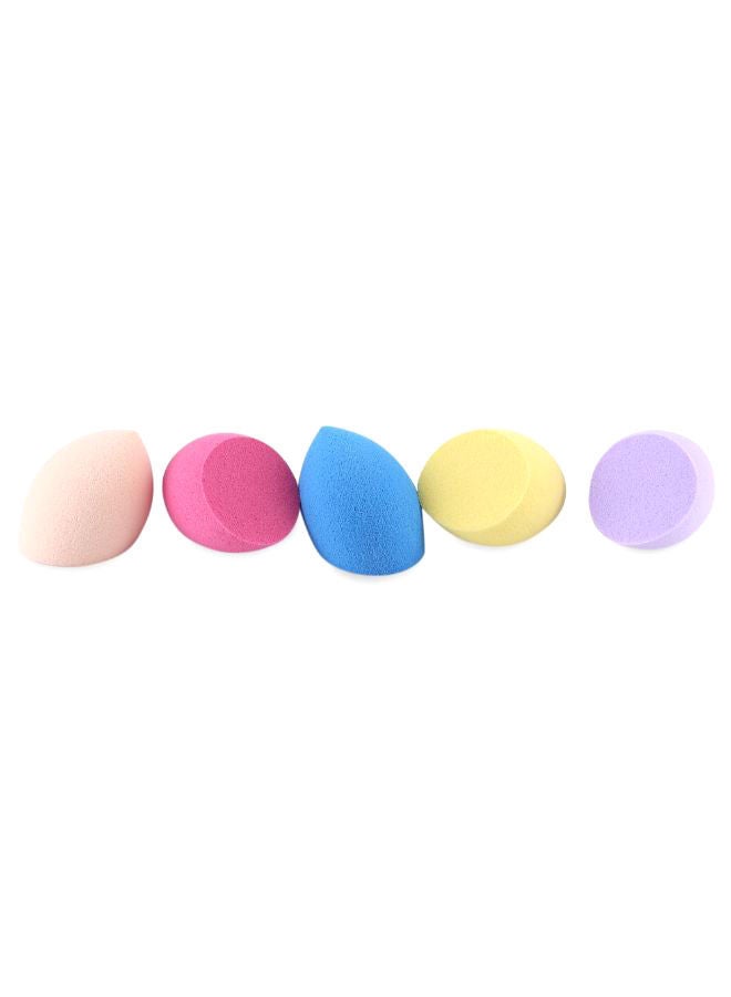 NIBEMINENT 5-Piece Mixing Sponge Puff Set Multicolour