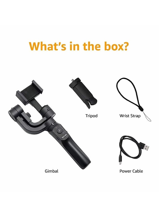 Arabest Gimbal Stabilizer For Smartphones iPhone Stabilizer For Video Recording With Face Tracking F10 Pro 3-Axis Gimbal For Android & iPhone Multimode Foldable Gimbal For Vlog Recording And Travel Shoot - Image 2