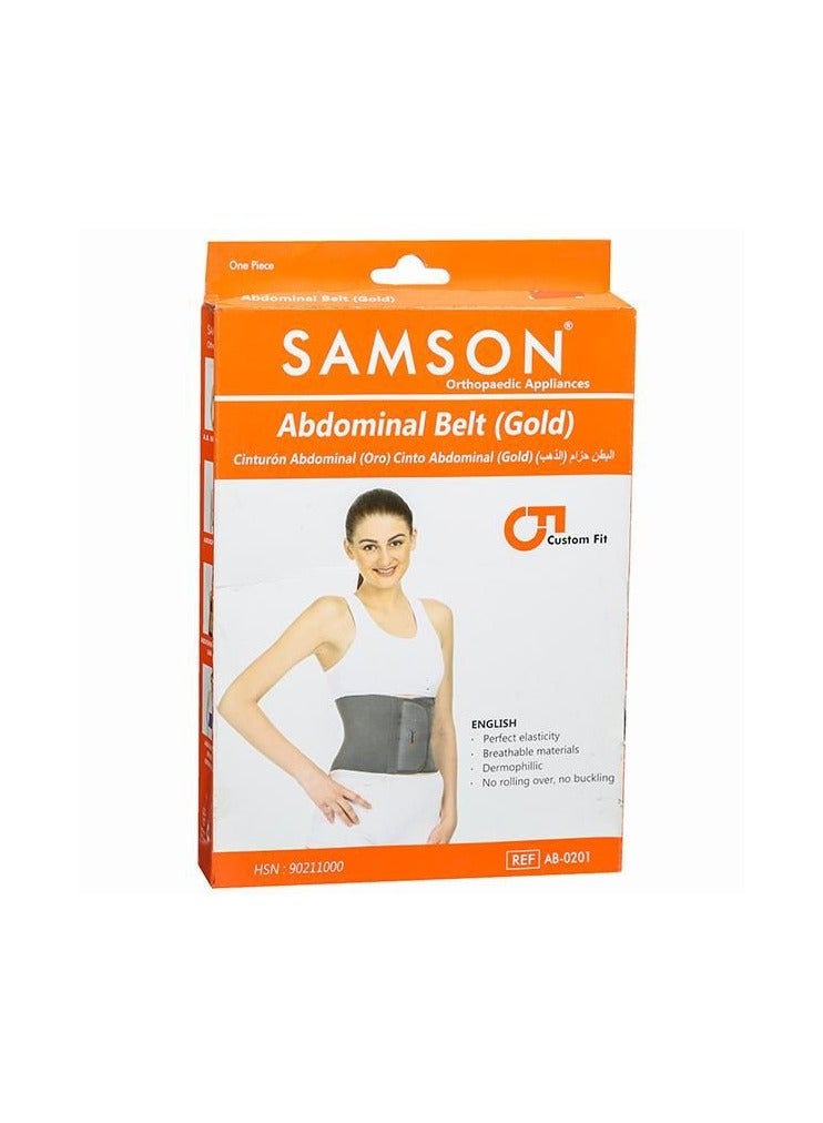 Samson Abdominal Belt (Gold) - Medium