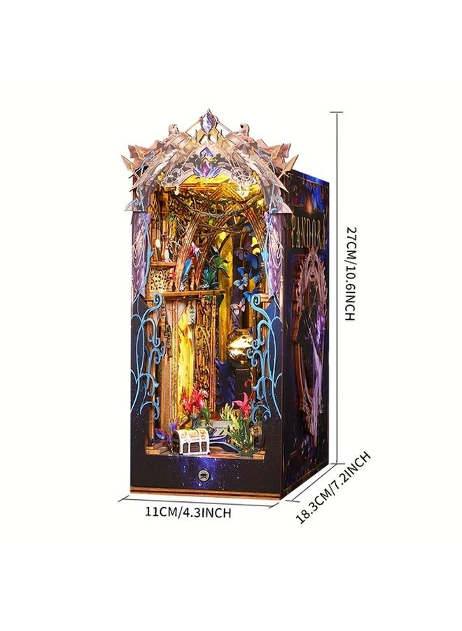 Pandoras Box Miniature Bookshelf 3D Wooden Puzzle DIY Dollhouse Furniture - Image 4