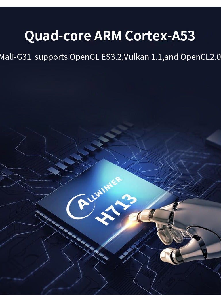 جهاز عرض ذكي مع WIFI و Bluetooth، جهاز عرض محمول أصلي 1080P، جهاز عرض أفلام آلي كيستون للمسرح المنزلي، متوافق مع IOS/Android/HDMI/USB [التطبيقات المدمجة والتركيز الكهربائي] الأسود والرمادي - Image 5
