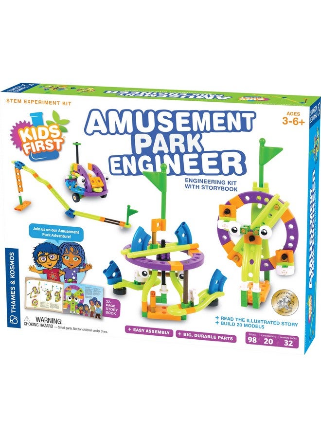 Thames & Kosmos Kids First: Amusement Park Engineer | STEM Kit | Early Learning | STEM Toys | Building Kit |Ages 3+ | Pre- School Toys | Kid's Science - Image 1