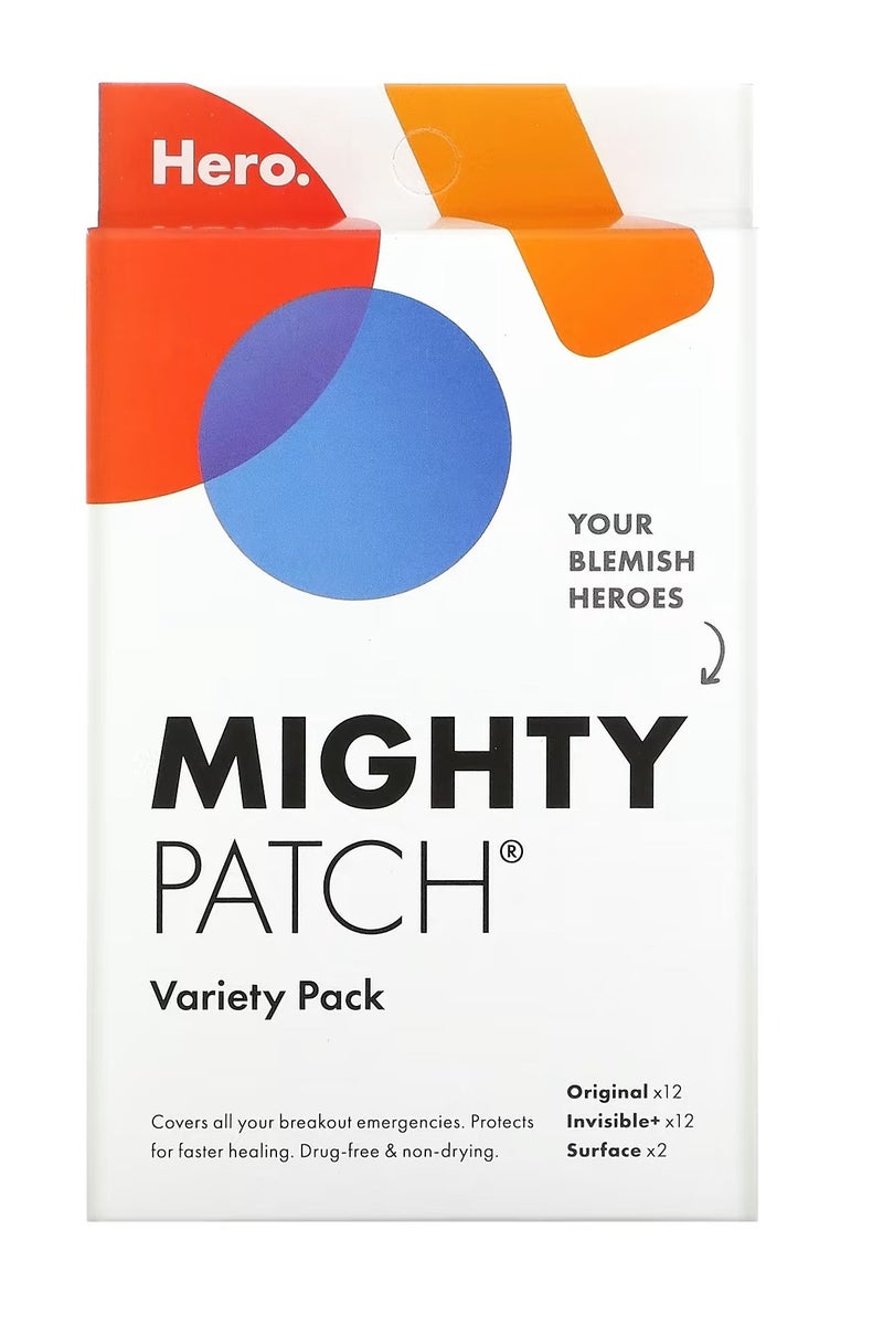 عبوة Mighty Patch® متنوعة ، 26 لاصقة