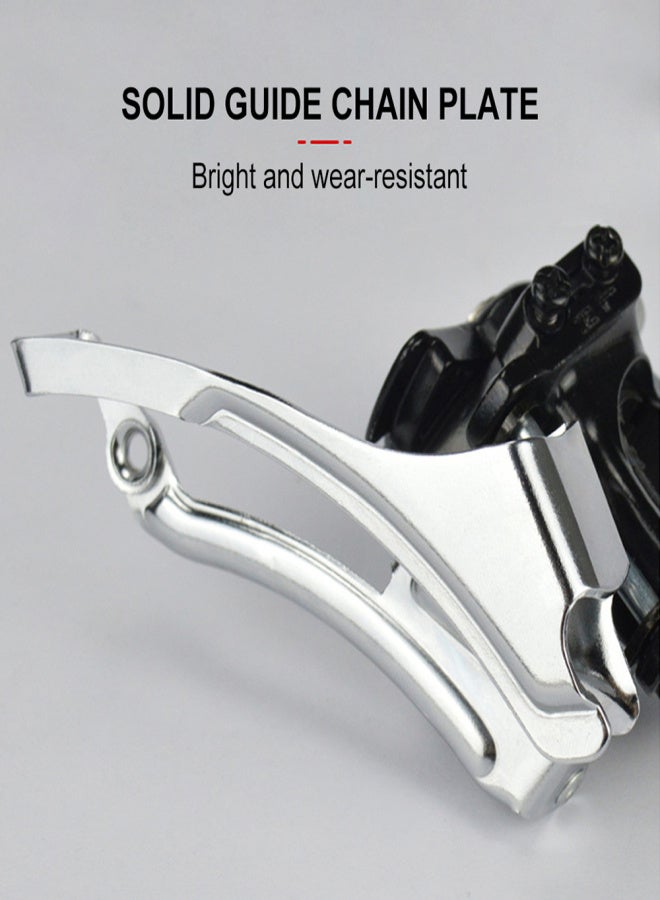 WAKE Bike Front Derailleur Compatible with 42-34-24T/42-32-22T Crankset Bike Solid Steel Front Derailleur Replacement Part - Image 4