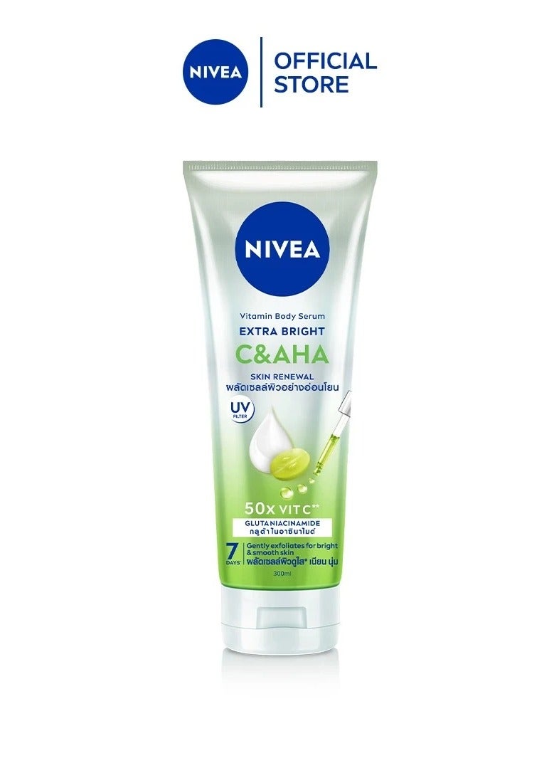 نيفيا سيروم الجسم بفيتامين C&AHA من نيفيا إكسترا برايت، 300 مل | لوشن للجسم - Image 1